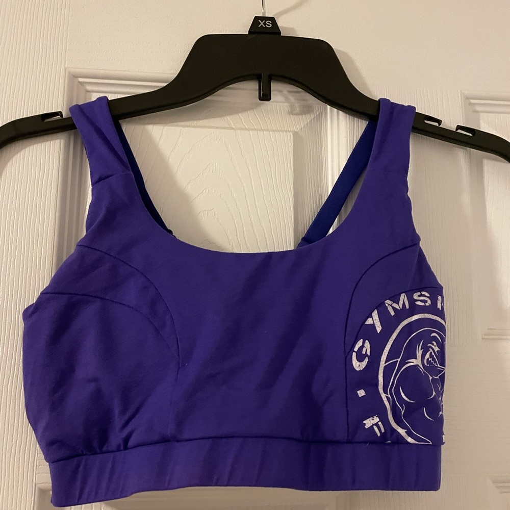 Gymshark sports bra, purple size XS